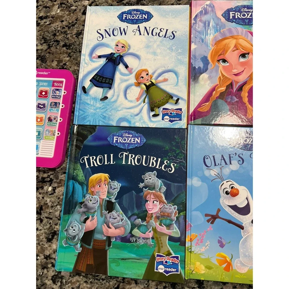 Me Reader Electronic Reader Disney Frozen Elsa  Complete  8 books and Tested